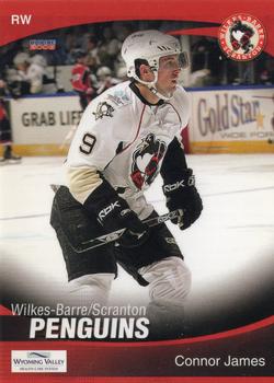2007-08 Choice Wilkes-Barre/Scranton Penguins (AHL) #12 Connor James Front