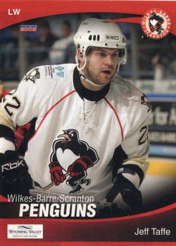2007-08 Choice Wilkes-Barre/Scranton Penguins (AHL) #24 Jeff Taffe Front