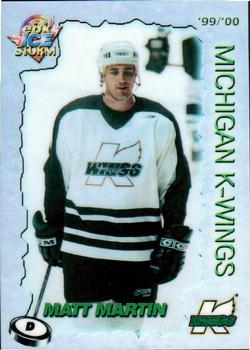 1999-00 EBK Michigan K-Wings (IHL) #11 Matt Martin Front