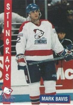 1995-96 South Carolina Stingrays (ECHL) #NNO Mark Bavis Front
