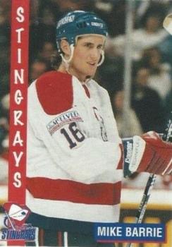 1995-96 South Carolina Stingrays (ECHL) #NNO Mike Barrie Front