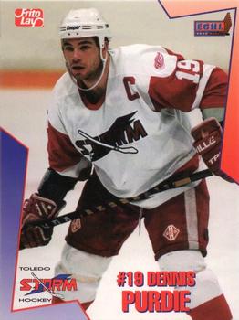 1995-96 Frito-Lay Toledo Storm (ECHL) #NNO Dennis Purdie Front