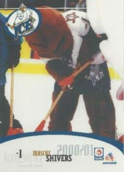 2000-01 Husky/Mohawk Kootenay Ice (WHL) #NNO Shivers Front