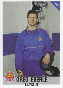 1992-93 Peoria Rivermen (IHL) #NNO Greg Eberle Front