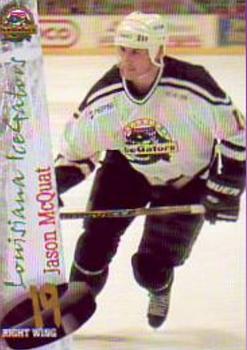 1998-99 Starzsports Louisiana IceGators (ECHL) #NNO Jason McQuat Front
