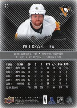 2016-17 Upper Deck Black #23 Phil Kessel Back