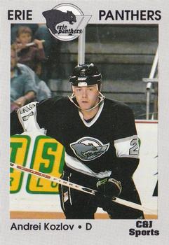 1994-95 Erie Panthers (ECHL) #11 Andrei Kozlov Front
