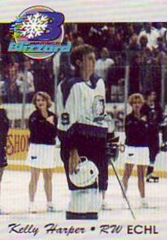 1994-95 Huntington Blizzard (ECHL) #13 Kelly Harper Front