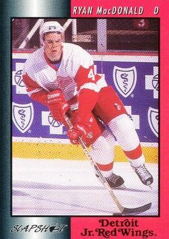 1994-95 Slapshot Detroit Jr. Red Wings (OHL) #4 Ryan MacDonald Front
