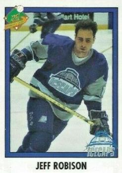 1993-94 RBI Sports Cards Raleigh Icecaps (ECHL) #17 Jeff Robison Front