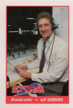1993-94 Toledo Storm (ECHL) #5 Jeff Gibbons Front