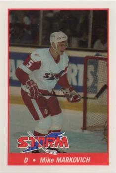 1993-94 Toledo Storm (ECHL) #11 Mike Markovich Front