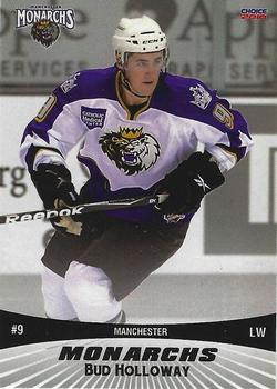 2010-11 Choice Manchester Monarchs (AHL) #9 Bud Holloway Front