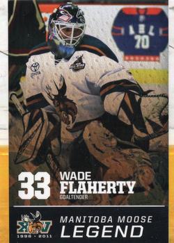 2010-11 Manitoba Moose (AHL) #NNO Wade Flaherty Front