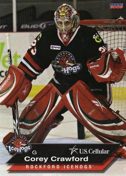 2008-09 Choice Rockford IceHogs (AHL) Anniversary Set #02 Corey Crawford Front