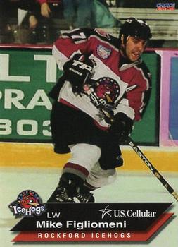 2008-09 Choice Rockford IceHogs (AHL) Anniversary Set #06 Mike Figliomeni Front