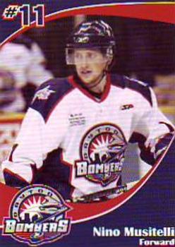 2008-09 Big League Cards Dayton Bombers (ECHL) #NNO Nino Musitelli Front