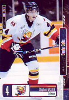 2008-09 Extreme Barrie Colts (OHL) #3 Stephen Gaskin Front