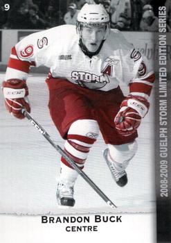 2008-09 M&T Printing Guelph Storm (OHL) #NNO Brandon Buck Front
