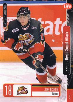 2008-09 Extreme Owen Sound Attack (OHL) #1 Joey Hishon Front