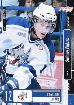 2008-09 Extreme Sudbury Wolves (OHL) #10 John Kurtz Front