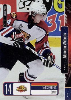 2008-09 Extreme Moncton Wildcats (QMJHL) #9 Ted Stephens Front