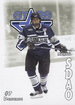 2008-09 Blueline Booster Club Lincoln Stars (USHL) #8 Michael Sdao Front
