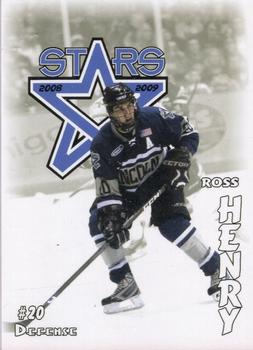 2008-09 Blueline Booster Club Lincoln Stars (USHL) #18 Ross Henry Front