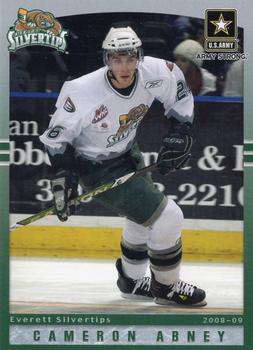 2008-09 Grandstand Everett Silvertips (WHL) #NNO Cameron Abney Front