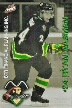 2008-09 Prince Albert Raiders (WHL) #NNO Ryan Aasman Front