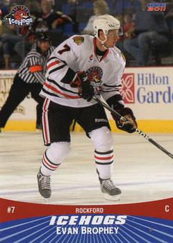 2010-11 Choice Rockford IceHogs (AHL) #04 Evan Brophey Front