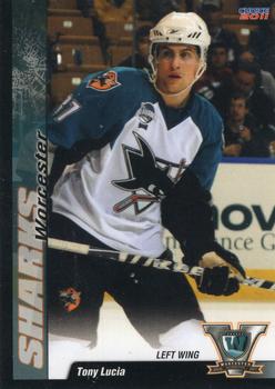 2010-11 Choice Worcester Sharks (AHL) #2 Tony Lucia Front