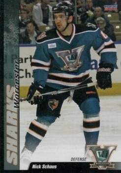 2010-11 Choice Worcester Sharks (AHL) #15 Nick Schaus Front