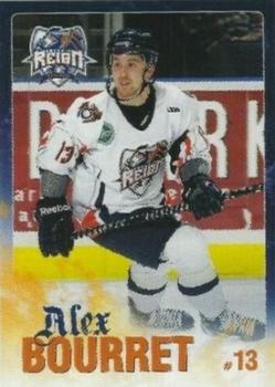 2010-11 Ontario Reign (ECHL) #NNO Alex Bourret Front
