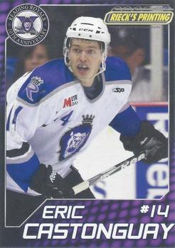 2010-11 Rieck's Printing Reading Royals (ECHL) #NNO Eric Castonguay Front
