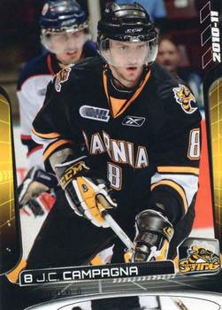 2010-11 Extreme Sarnia Sting (OHL) #6 J.C. Campagna Front