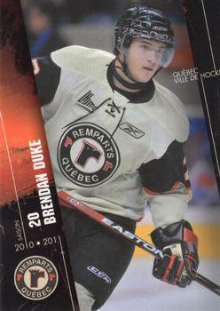2010-11 Quebec Remparts (QMJHL) #NNO Brendan Duke Front