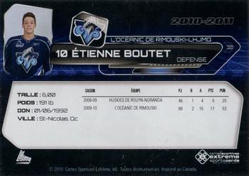 2010-11 Extreme Rimouski Oceanic QMJHL #7 Etienne Boutet Back
