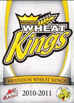 2010-11 Ruckers Brandon Wheat Kings (WHL) #NNO Brandon Wheat Kings Front