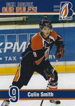 2010-11 Kamloops Blazers (WHL) #NNO Colin Smith Front