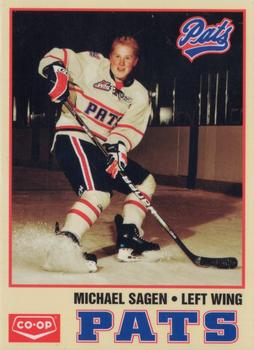 2010-11 Co-op Regina Pats (WHL) #NNO Michael Sagen Front