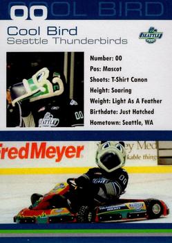 2010-11 Seattle Thunderbirds (WHL) #24 Cool Bird Back