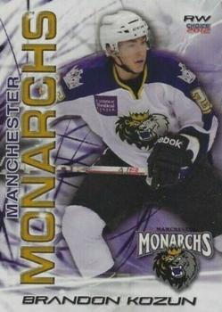 2011-12 Choice Manchester Monarchs (AHL) #14 Brandon Kozun Front