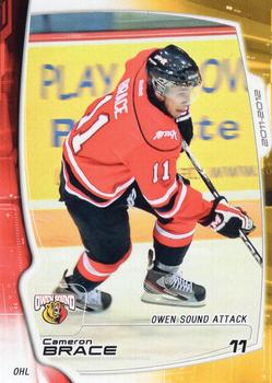 2011-12 Extreme Owen Sound Attack (OHL) #8 Cameron Brace Front