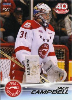 2011-12 Choice Sault Ste. Marie Greyhounds (OHL) #2 Jack Campbell Front