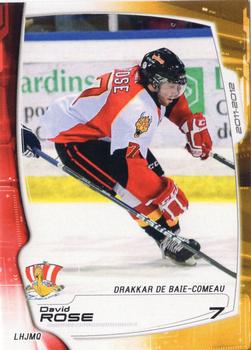 2011-12 Extreme Baie-Comeau Drakkar (QMJHL) #4 David Rose Front