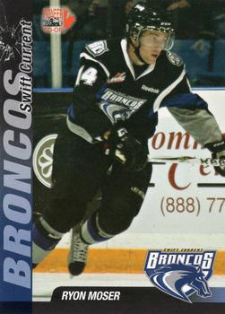 2011-12 Swift Current Broncos (WHL) #NNO Ryon Moser Front