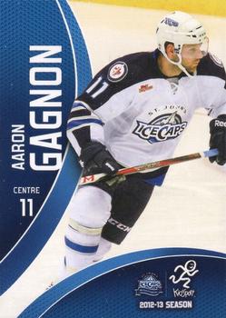 2012-13 Choice St. John's IceCaps (AHL) #NNO Aaron Gagnon Front