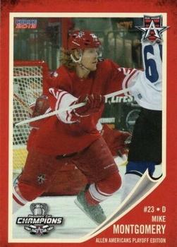 2012-13 Choice Allen Americans (CHL) Championship Set #NNO Mike Montgomery Front