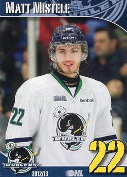 2012-13 BD's Mongolian Grill Plymouth Whalers (OHL) #14 Matt Mistele Front